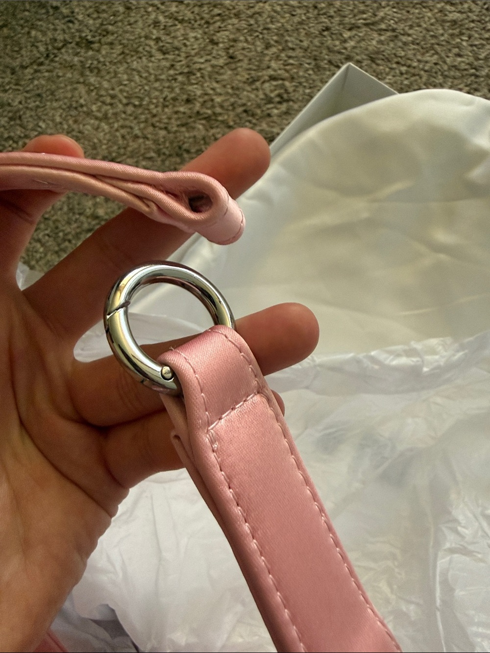 JW PEI PINK EMBROIDERED FLOWER PURSE BAG - Picture 3 of 5
